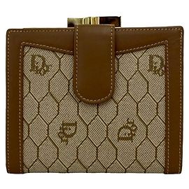Cartera bi-fold vintage Christian Dior