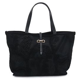 Borsa Tote nera da donna Salvatore Ferragamo