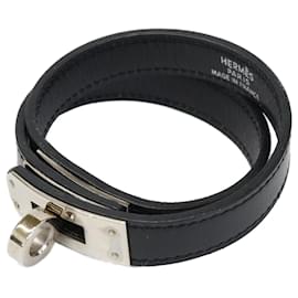 Bracelet Kelly Double Tour en cuir HERMES - Hermès