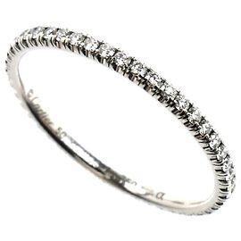 Anel de aliança em ouro branco 18K e diamantes Cartier