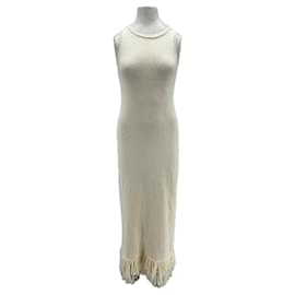 Vestido de algodón beige Edited Talla 36