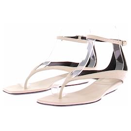 LOULOU DE SAISON Riemchensandalen Beige Leder - Autre Marque