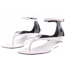 Weiße Riemchensandalen - Autre Marque