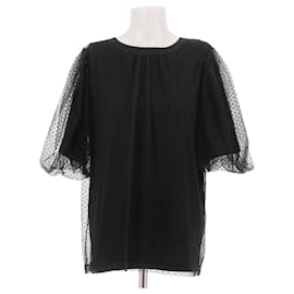 Top de algodón negro Marc Jacobs