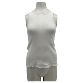 Autre Marque Top de tirantes blanco de algodón SKALL STUDIO XS