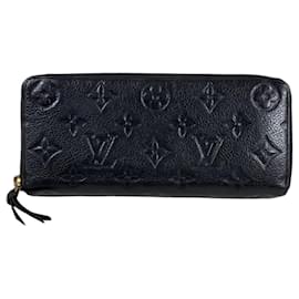 Cartera larga Louis Vuitton Portefeuille Clemence Monogram Empreinte