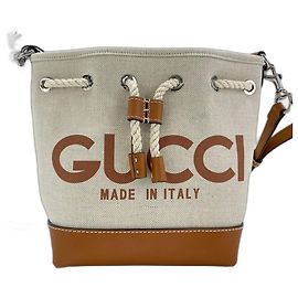 Borsa a tracolla Gucci Lido Collection Logo Print