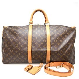 Louis Vuitton Keepall Bandoulière 55 Borsa Boston