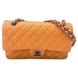 Bolso de Hombro Chanel Matelassé 25 Double Flap