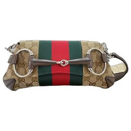 Borsa Gucci Horsebit marrone