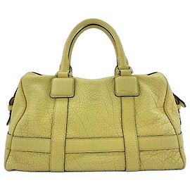 Borsa Loewe Paseo in pelle gialla