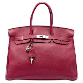 Hermès Red Togo Birkin Retourne 35