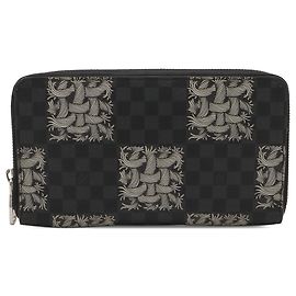 Louis Vuitton Black Christopher Nemeth Damier Graphite Zippy Organizer Wallet