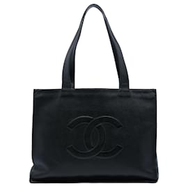 Chanel Black CC Caviar Tote