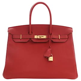 Hermès Red Togo Birkin Retourne 35
