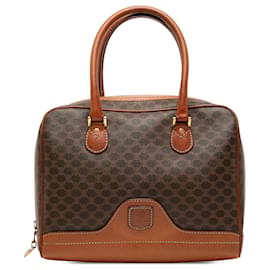 Céline Borsa Celine in tela rivestita Macadam marrone