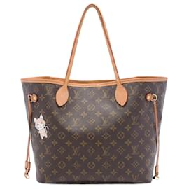 Louis Vuitton Braun Monogram Catogram Neverfull MM