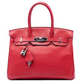 Hermès Red Togo Birkin Retourne 30