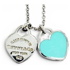 Collana con pendente Tiffany & Co. Return to Mini Double Heart Tag