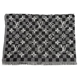 Stola Louis Vuitton M76560 Etol Damier Gradient in Lana e Seta