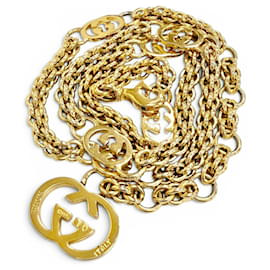 Gucci Vintage Interlocking G Gürtel mit Kette