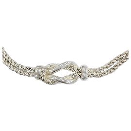 Tiffany & Co Collana Tiffany Vintage Double Rope 925 Center Knot