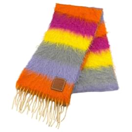 Stola in misto lana e mohair Loewe