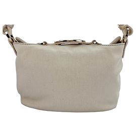 Borsa a mano Valentino in tela beige