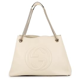 Gucci Interlocking G Soho Chain Leder Tote Bag