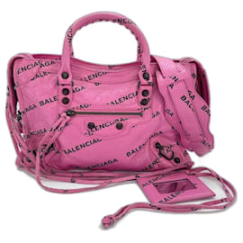Balenciaga Classic City Handbag in Pink Leather
