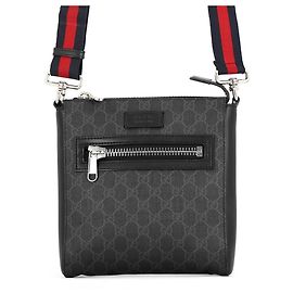 Borsa a tracolla Gucci GG Supreme nera