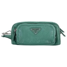 Borsa a tracolla Prada Nappa Verde Antico