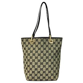 Borsa Tote Gucci GG Canvas nera