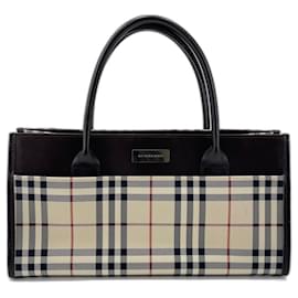 Borsa a mano in tela Burberry Nova Check