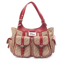 Christian Dior Borsa Dior Street Chic Trotter in tela e pelle