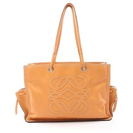 Loewe Anagram Leather Tote Bag