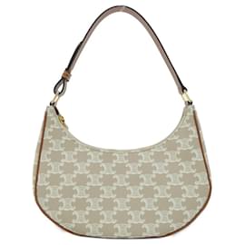 Celine Ava Trionphe Canvas Calf Schultertasche - Céline