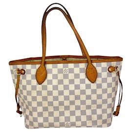 Louis Vuitton Neverfull PM Damier Azur Tote Bag