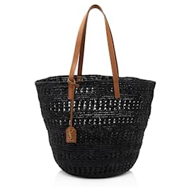 Tote Panier Medium in rafia Saint Laurent