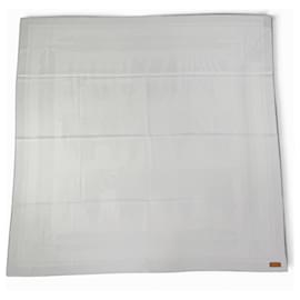 Hermès Sciarpa in cashmere e seta Hermes Sangle Logo