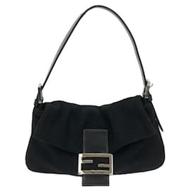 Fendi Baguette Schultertasche aus Wolle