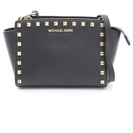 Borsa a tracolla in pelle Michael Kors SELMA SUTUDDED MEDIUM MESSENGER