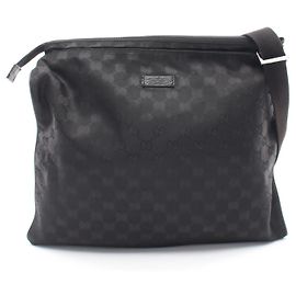 Borsa a tracolla Gucci GG Canvas e pelle