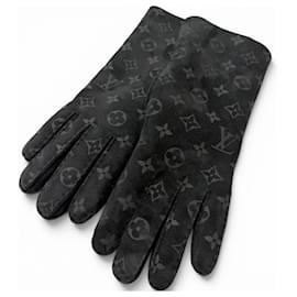 Louis Vuitton Gon Sherling Darling Monogram Shearling-Handschuhe