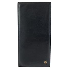 Cartier Pasha Black Leather Long Wallet