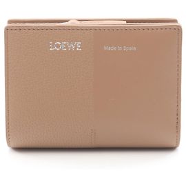 Portafoglio compatto in pelle Loewe Duet
