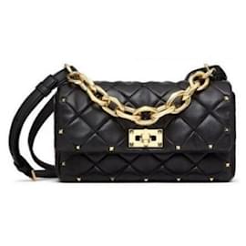Sac à bandoulière Patchwork Rockstud Spike - Valentino Garavani