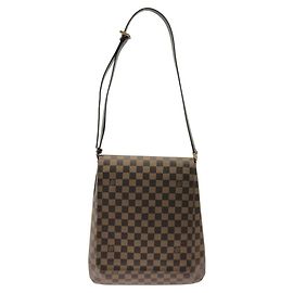 Sac à bandoulière Louis Vuitton Damier Musette en toile enduite