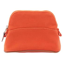 Hermès Hermes Bolide15 Mini Mini Canvas Leather Pouch