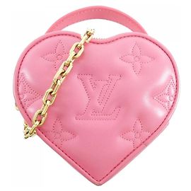 Pochette in pelle di vitello Louis Vuitton Bubblegram Pop My Heart